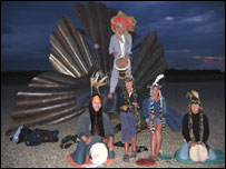 Drummers at Aldeburgh