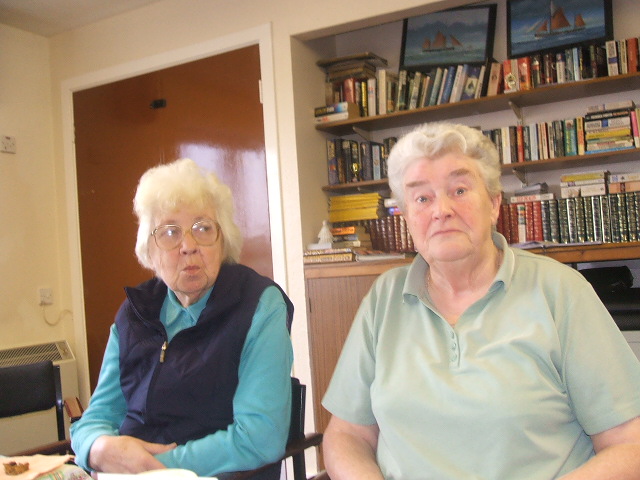 Enjoying a cup of tea!