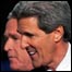 John Kerry e George W. Bush