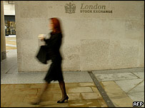 Londra Borsası'nın girişi