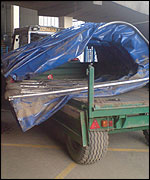 The ruined Hillsborough tunnel