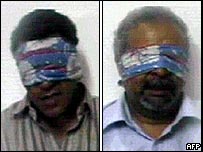 Diplomatas argelinos seqüestrados em vídeo