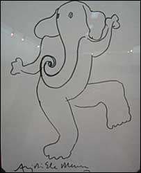 गणेश का रेखाचित्र