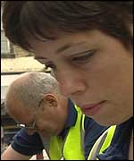 Street wardens Mandy Farinacci and Tony Consadine