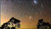 'Trilhas de estrelas nas Blue Mountains', de Ted Debosz (Foto: Royal Observatory/Divulgação)