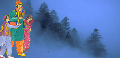 لالو ماما با مهمانانش