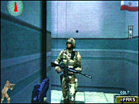 صحنه ای از بازی رایانه ای عملیات ویژه 85