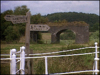 The old railway bridge Hardy used to use