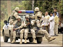 فلوجہ میں امریکی فوجی