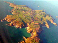 Sark from the air