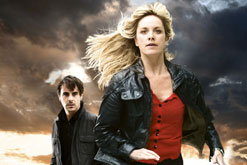 Tamzin Outhwaite and Emun Elliott in Paradox
