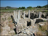 Antik kentten bir görünüm (Kaynak: Allianoi.org)