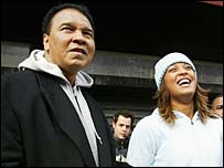 محمد علی کلی و دخترش ليلا