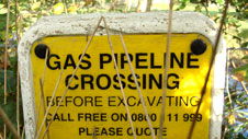 Gas pipe line