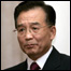 O primeiro-ministro chinês Wen Jiabao