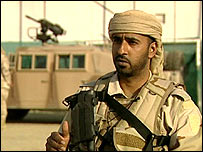 अफ़ग़ानिस्तान में यूएई का एक सैनिक