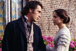 Greg Wise as Rodolphe and Frances OConnor as Emma Bovary