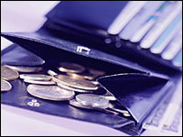 Money in a wallet