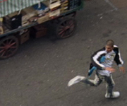 Scene from knife crime film