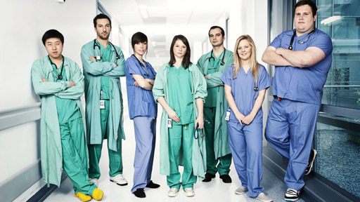 Junior Doctors (L-R): Andy Kong, Adam Beaney, Lucy Holmes, Katherine Conroy, Keir Shiels, Suzi Bachelor & Jon Barclay