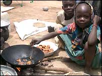 Sudanlı mülteci çocuk