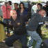 Sohail and Adil jamming with the crew