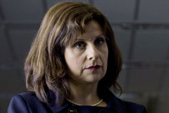 Rebecca Front as Nicola Murray in The Thick of It