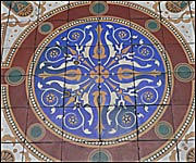 Tiled floor in the Bar convent entrance