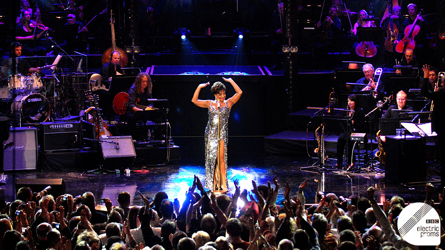 Dame Shirley Bassey at the Electric Proms 2009