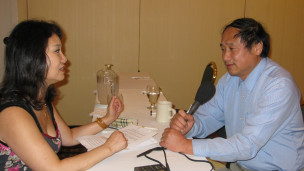 王軍濤博士接受BBC記者嵇偉採訪