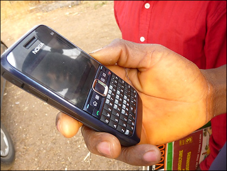 One of Gitata's new mobile devices