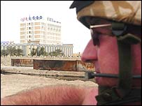 Britský voják u Basry