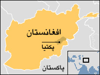 نقشه پکتیا- افغانستان