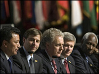 Đại diện các nước tại hội nghị thượng đỉnh Francophonie