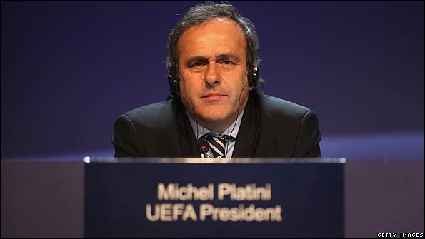 Uefa President Michel Platini