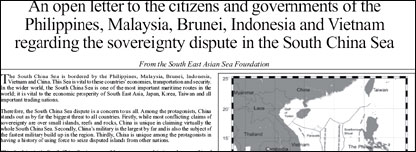 Hình chụp bài trên Manila Times