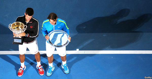 Novak Djokovic y Rafael Nadal