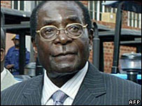 O presidente do Zimbábue, Robert Mugabe
