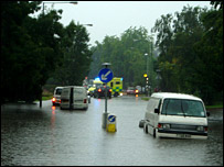 Enchente da região de Maidenhead. Foto: Richard Evans