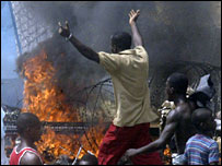 Manifestantes marfinenses