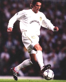 Matt Jones playing football for Leeds