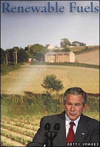 O presidente americano George W. Bush