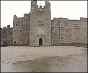 Castle Drogo in the rain