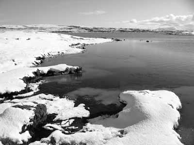 loch a bhursta near Rueval, Benbecula