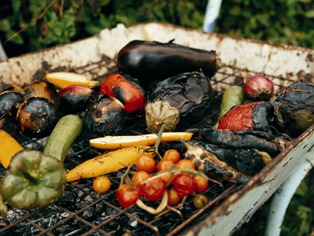 Tunisian smoky-grilled vegetables 