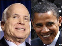 John McCain e Barack Obama