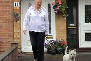 Monty was the key to Glenda's weight loss...