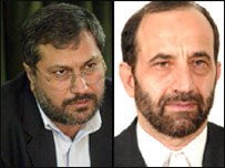 محمد خوش چهره (راست) و کمال دانشيار