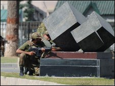 جانب من المعركة