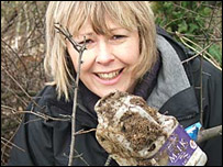 Lesley Dolphin encounters a discarded milk bottle